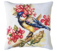 Collection D'Art Cojín de punto de cruz, diseño de teta