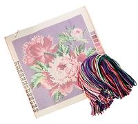 Collection d'Art Cojín de Punto de Cruz: Rosa repollo