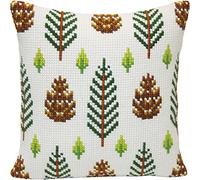 Collection D'Art Hopfenfrucht Kit de Punto de Cruz, algodón, Multicolor, 40 x 40cm