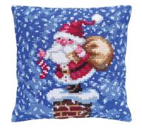 Collection D'Art Kit de bordado de punto de cruz, diseño de feliz Navidad