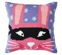 Collection D'Art Kit de punto de cruz bordado máscara misteriosa imagen impresa