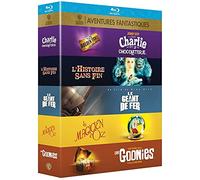 Collection de 5 films aventures fantastiques Warner : Le Géant de fer + L'Histoire sans fin + Les Goonies + Charlie et la chocolaterie + Le Magicien d'Oz [Blu-ray]