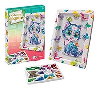 Collection Sequins-20312 Gato Actividades manuales, Multicolor, Talla única (LANSAY LAN20312)