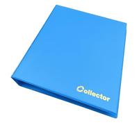 COLLECTOR - Álbum para Billetes, Carpeta de coleccionista 23 x 28 x 5,5 cm - Organizador para Guardar Billetes y Recibos - 10 páginas para Varios Billetes - Azul