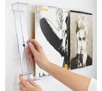 CollectorMount Soporte de Estante y Montaje en Pared para Album y Discos de Vinilo, Invisible y Ajustable, Paquete de 2