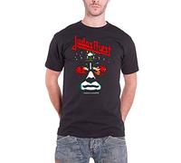 Collectors Mine - Camiseta de Judas Priest Hell Bent, con cuello redondo de manga corta para hombre, talla 43, color negro