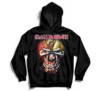 Iron Maiden - Felpa # S Black Unisex # Final Frontier Big Head
