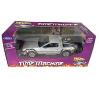 Retorno Al Futuro Parte 1 Modelo Auto Delorean Diecast 20cm WELLY Original