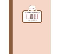 College Academic Weekly Planner: Large 8.5x11 Cat-Themed Student Organizer in Light Brown with Class Schedule, Assignment Tracker, Notes & Calendar: Aesthetic Cute Cat Design for school year 2025 2026
