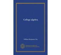 College algebra