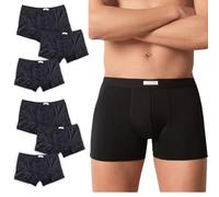 College Boxer Hombre en Jersey de Puro Algodón Premium Transpirable Producido en Italia Hipoalergénico Probado contra los Malos olores 12/6/3 Piezas (XXL, 6pz Negro)