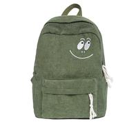 College Campus Schoolbag Mochila infantil versátil para el tiempo libre para estudiantes de secundaria - Compañera resistente al día a día para la escuela oficina con material impermeable, verde