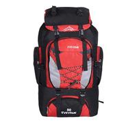 College Campus Schoolbag Mochila Niños Exterior Mochila Deportiva Mochila Deportiva 80 litros Nylon Viaje Mochila de Senderismo Unisex Ligero Ciclismo Camping Mochila de ocio, rojo, 80, Mochilas sling