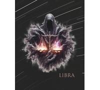 College Ruled Blue Lined Notebook with Spaced Margin. The cover of the notebook contains a graphic of the zodiac sign.: Sign of The Zodiac - Libra