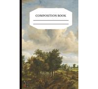 College Ruled Composition Notebook, 110 Pages, 6" x 9", Cool Aesthetic Vintage Botanical Illustration Cover, School, College, and Office Supplies