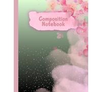 College Ruled Composition Notebook: Movie Aesthetic Pink and Green Pastel Colors Notebook for School