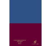 College Ruled Line Notebook "Wild Berry", with Blue & Pink lines, Medium size 7 x 10 in, 120 Pages. Designed for Handwriting, brainstorming, ... teens. Cover made as aesthetic gift.