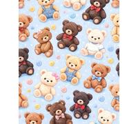 College Ruled Notebook / Journal: Cute Teddy Bears