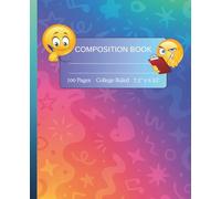 College Ruled Notebook - Social Media Emoji Journal: Trendy and Playful Notebook | Fun Gradient Cover for Teens, Students, and Content Creators