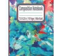College, School & Office Ruled Composition Notebook: Ruled Writing Notebook | College, School, and Employee Lined paper Pad | ideal for note-taking, ... & Journals | 110 Pages | 7.5X9.25 Inches