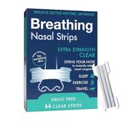 Collenatsy 44 parches nasales extra fuertes para noches tranquilas, eficaz para evitar ronquidos y solución antirronquidos, tiras de nariz premium para una mejor respiración durante el deporte y el