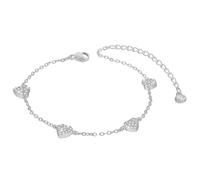 Collenatsy Pulsera De CorazóN Para Mujer - Pulsera De La Amistad Ajustable Con Capas De Acero De Titanio - Idea De Regalo RomáNtica Para Mujeres Y NiñAs