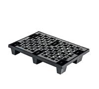 Colleoni.EU - Semi Palet de Polipropileno - Palet Reutilizable Ligero Apilable y Encajable para Uso Interior y Exterior 80x60 cm Made in Italy 2 Unidades