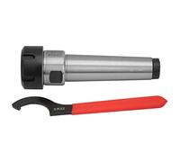 Collet Chuck Holder, Carbon Steel MT4 ER32 M16 Collet Chuck Tooling Holder CNC Milling Lathe Tool with Wrenchw, Collet Set for Various Types of Drilling and Milling Machine