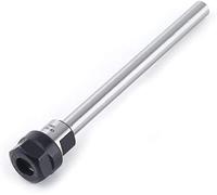 Collet Chuck Holder ER11 8Mm,Torno Varilla de Extensión de Herramienta de Fresado CNC,Portaherramientas de Sujeción Recta Pinza,C8-ER11A-100L (Incluidas Las Tuercas)