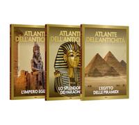 Collezione Atlante dell’antichità. Pack I. Contiene 3 libri: L’Egitto delle piramidi, Lo splendore dei faraoni, L’impero