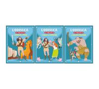 Collezione l’Odissea, I Viaggi di Ulisse I. Contiene 3 libri: Il cavallo di Troia, L'isola dei Lotofagi, Il Ciclope Polifemo (Biblioteca RBA)
