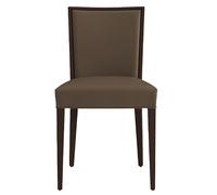 COLLI CASA Silla Siena de Madera Acolchada en Piel sintética Color antílope Made in Italy Elegante y Confortable diseño clásico para Comedor Cocina H 82 cm