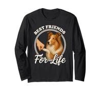 Collie Dog Lover Best Friends diseña un Hermoso Collie Manga Larga