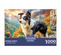 Collie fronterizo(15)_4 1000 Piezas Adultos Puzzle Niños Regalo DecoracióN Familiar Creativo Regalo 38x26cm/1000pcs
