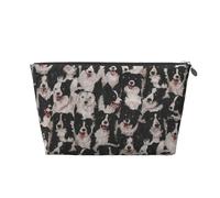Collie fronterizo, Bolsa de artículos de tocador Bolsa de Maquillaje Bolsa de cosméticos Bolsa de artículos de tocador de Viaje portátil
