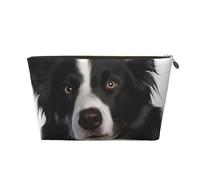 Collie fronterizo, Bolsa de Maquillaje Bolsa de cosméticos Bolsa de artículos de tocador de Viaje portátil Bolsa de artículos de tocador