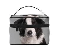 Collie fronterizo, Bolsa de Maquillaje Bolsa de cosméticos Bolsa de Aseo de Viaje portátil Estuche para lápices