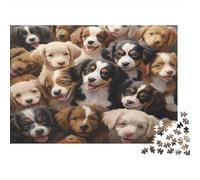 Collie fronterizo Puzzle 1000 Piezas De Cartón Grueso Juego De Rompecabezas En Paquete Anti Estrés Adultos para Decoración De Pared como Regalo Original 70x50cm/1000pcs