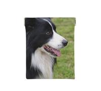 Collie fronterizo, Squeeze Top Wallet Bolsa de Almacenamiento para Mujer Monedero pequeño Bolsa de Cambio