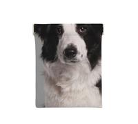 Collie fronterizo, Squeeze Top Wallet Bolsa de Almacenamiento para Mujer Monedero pequeño Bolsa de Cambio