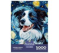 Collie fronterizoJigsaw Puzzles for Adults 1000 Pieces Age 12+ for Adults EduConejoional Game Challenge Toy Beautiful Decoration for Women Gifts for Man38x26cm/1000pcs