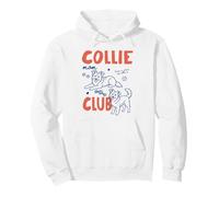 Collie Mom Club Border Collie Dog Owner Dog Mom Mothers Day Sudadera con Capucha