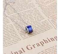 Collier pendentifs d'humeur en alliage de bijoux pour hommes avec des perles d'humeur chanceuses couleur changée par le sentiment d'émotion modificable pour les femmes 8mm-55cm