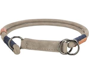 Collier semi-étrangleur TRIXIE BE NORDIC - Cuir - L50 cm - ø 10 mm - Gris