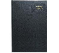 Collins 44M-Blk - Agenda de escritorio (A4, año 2018/19), diseño de hojas