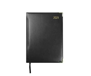 Collins Agenda 2021 Classic Manager vista semanal, color negro, 1210V.99-21