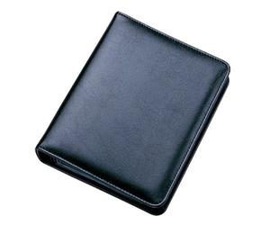 Collins Carpeta de Anillas para Tarjetas de Visita, Color Negro