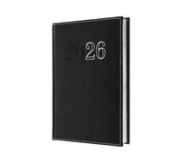 Collins Chelsea - Agenda anual 2026 de 12 meses, A5 día por página con agenda de citas, color negro (ND54.99-26)