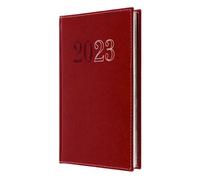 Collins Chelsea Slim Week To View 2023 Diario - Rojo (ND73.15-23) - Agenda de negocios completo, organizador de agenda y diario