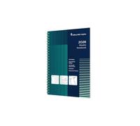 Collins - Colplan - Agenda anual 2026 de 12 meses, vista semanal con notas, tapa de espiral A4 (61-26)